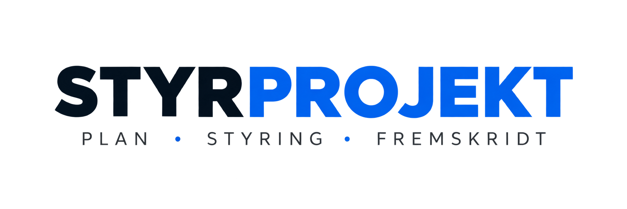 STYRPROJEKT · PLAN · STYRING · FREMSKRIDT